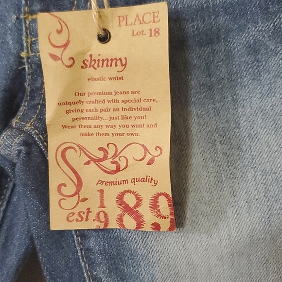 Children's Place 18 Months Toddler Denim Skinny Elastic Waist Jeans - Picture 7 of 7